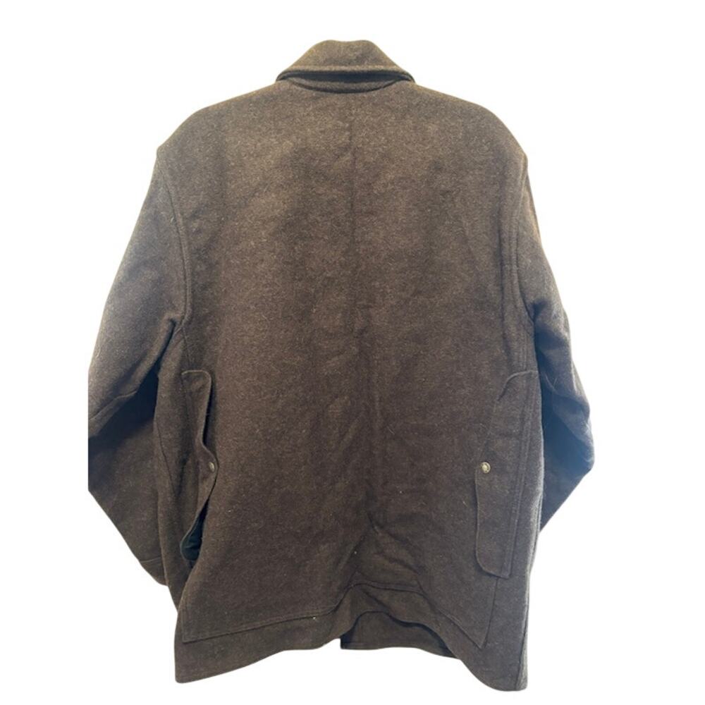 Filson Style 110 Mackinaw Wool Cruiser Jacket Brown Sz 48 USA Made Hunting Coat - Picture 2 of 16